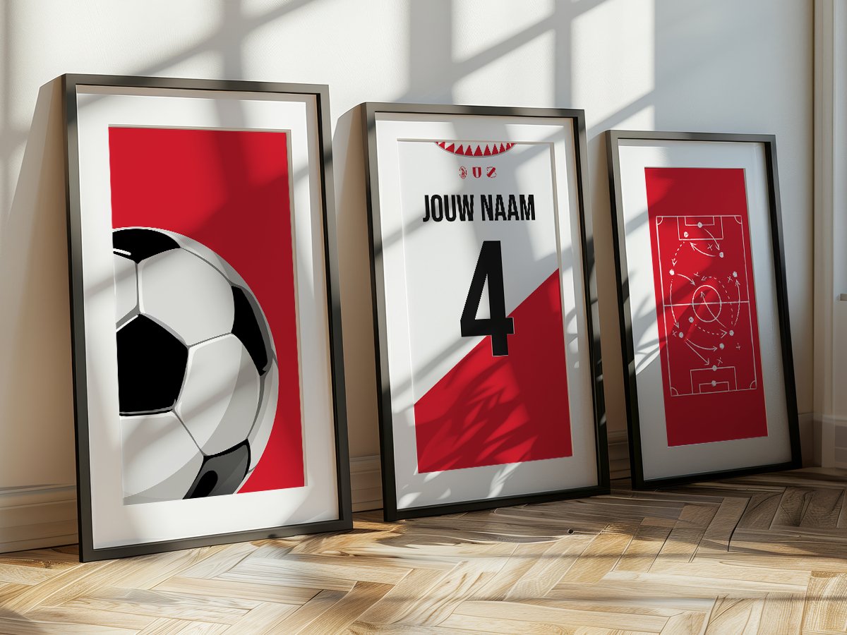 Utrecht 3 - delige posterset - Goal collection - Kleurmedia Voetbalposters