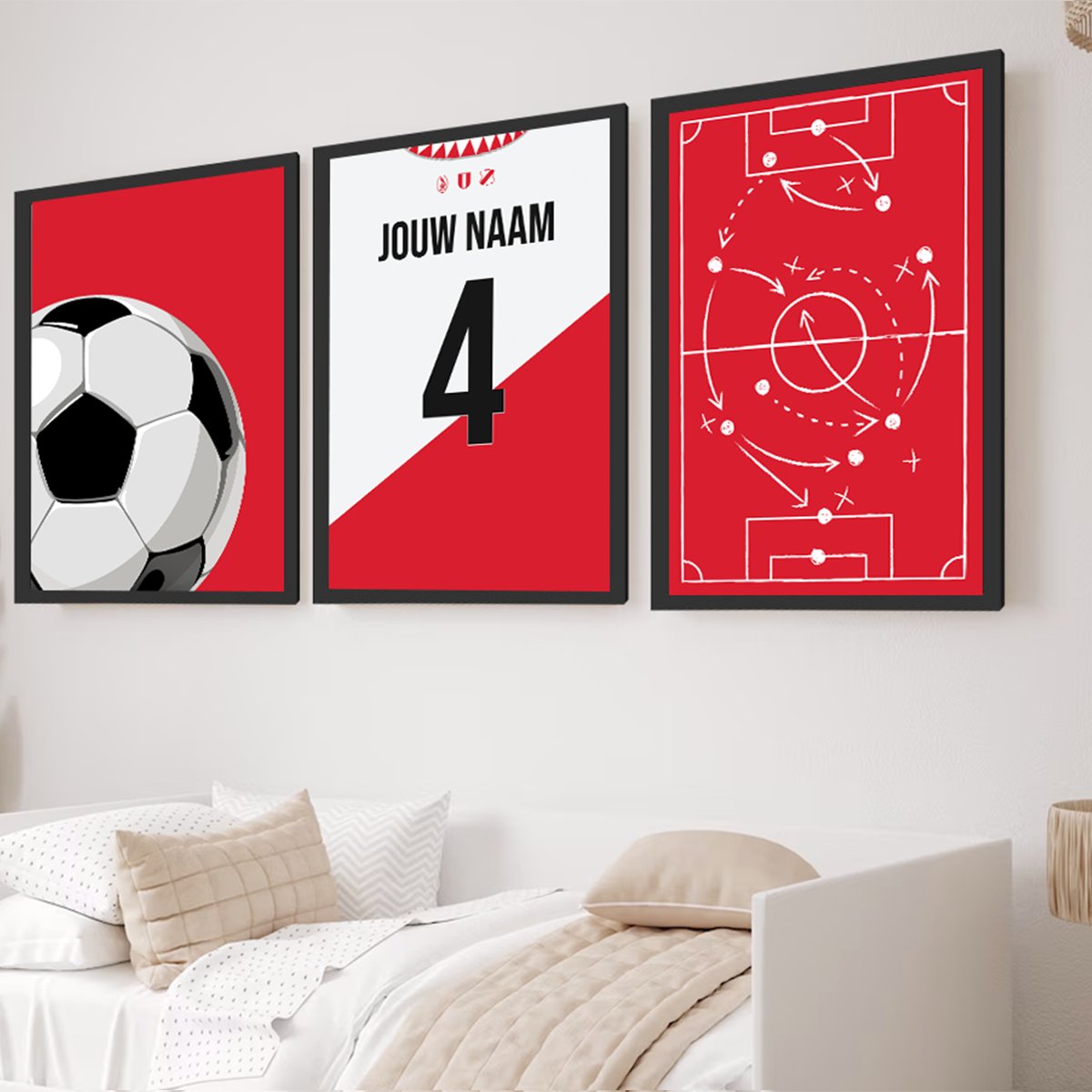 Utrecht 3 - delige posterset - Goal collection - Kleurmedia Voetbalposters
