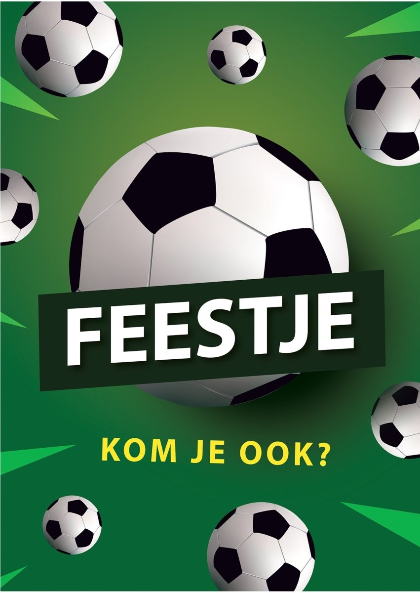 Uitnodiging Kinderfeestje Voetbal - Kleurmedia Uitnodiging Kinderfeestje Voetbal kinderfeestjes