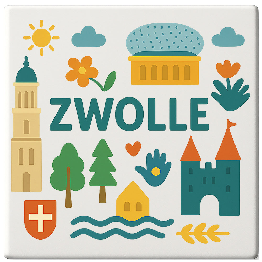 Zwolle Cadeau Tegeltje