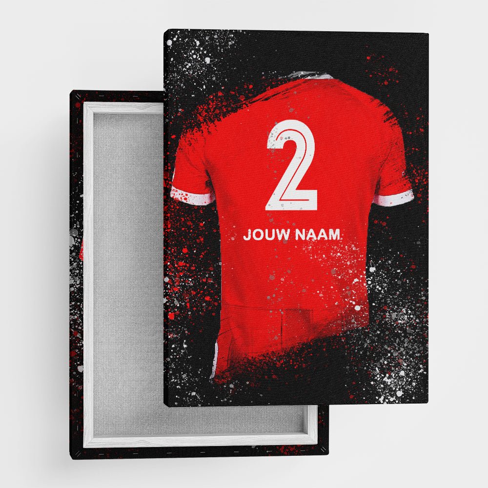 Alkmaar shirt wanddecoratie - Kleurmedia Voetbalposters