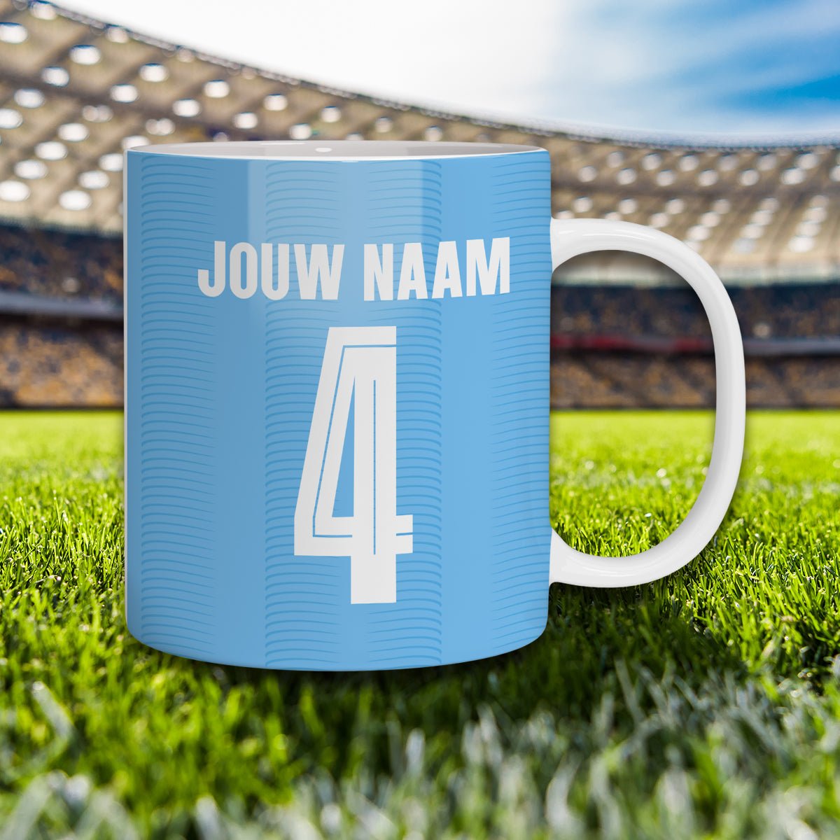 Mok: Manchester City Voetbal Mok (koffiemok) – Kleurmedia®