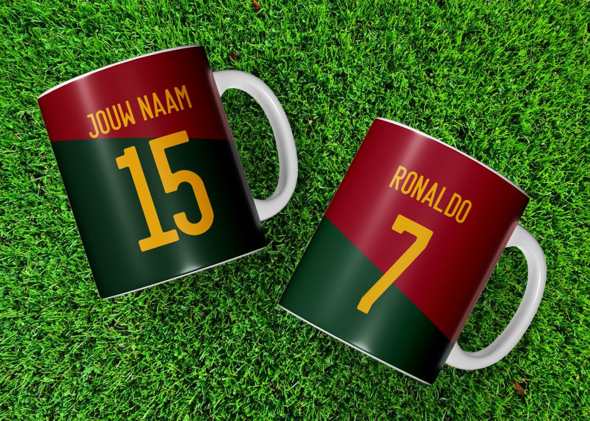 Portugal Voetbal Mok - Kleurmedia Mokken