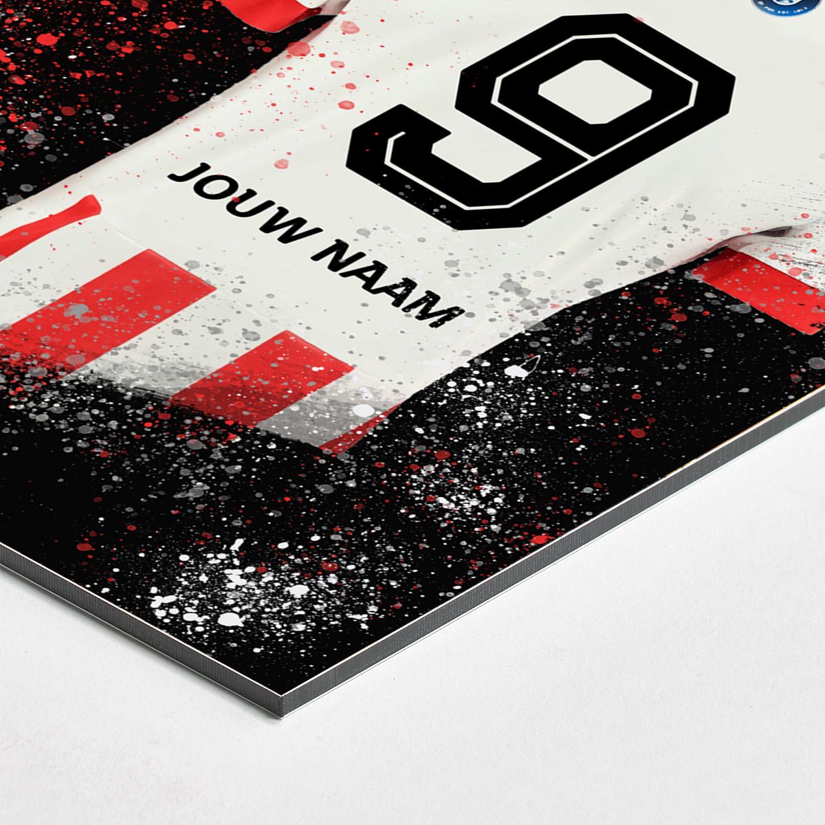 Eindhoven shirt wanddecoratie - Kleurmedia Voetbalposters