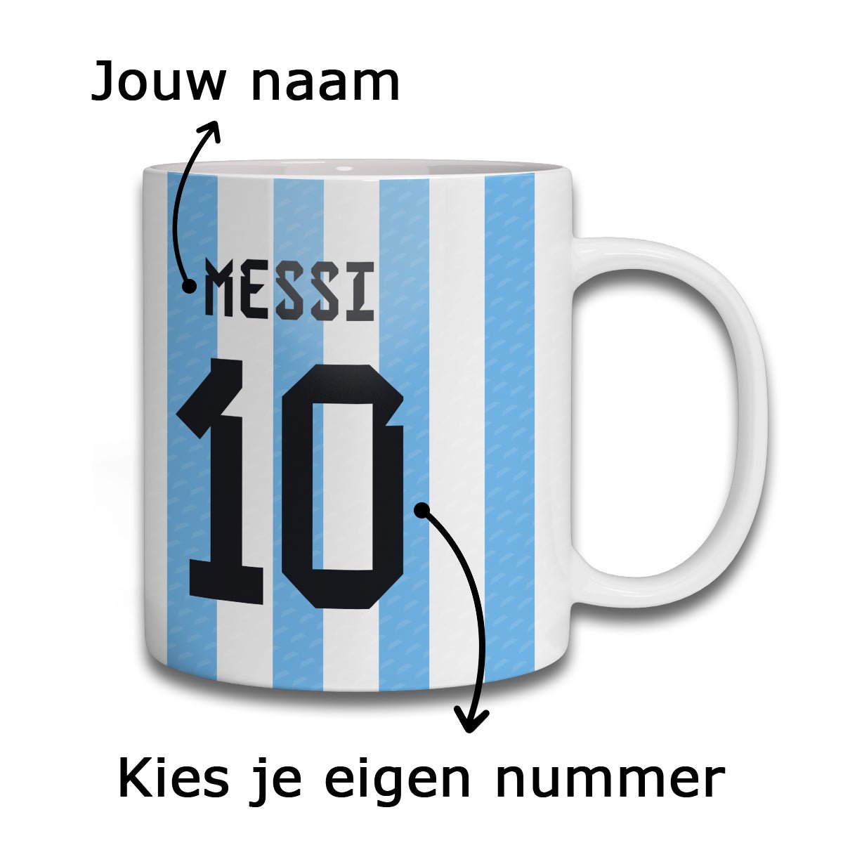 Argentinë Voetbal Mok - Kleurmedia Mokken