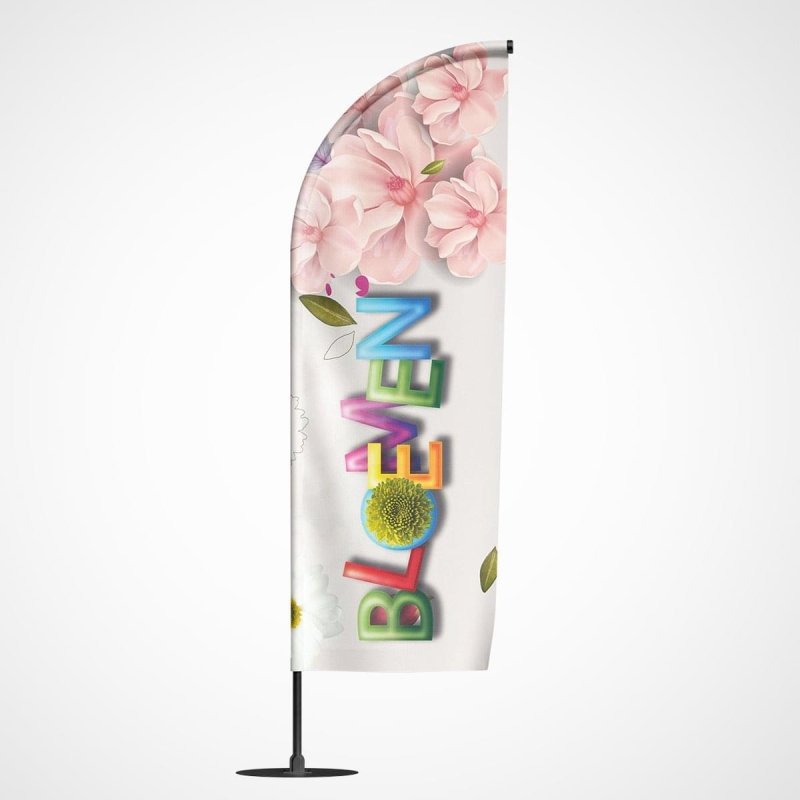 Beachvlag Bloemen – Kleurmedia®