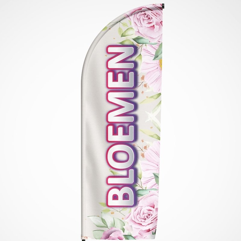 Beachvlag Bloemen - Kleurmedia Beachvlag Bloemen Beachvlaggen