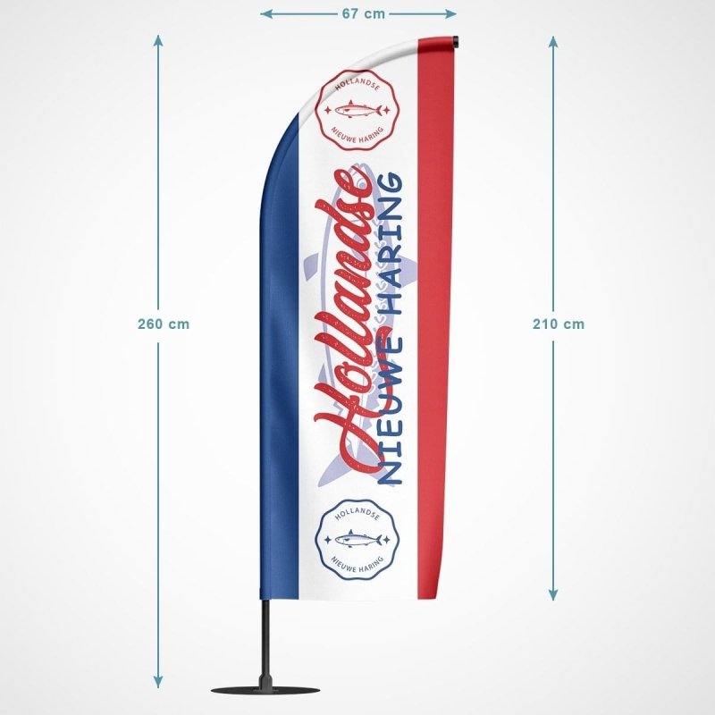 Beachvlag Hollandse Nieuwe - Kleurmedia Beachvlag Hollandse Nieuwe Beachvlaggen