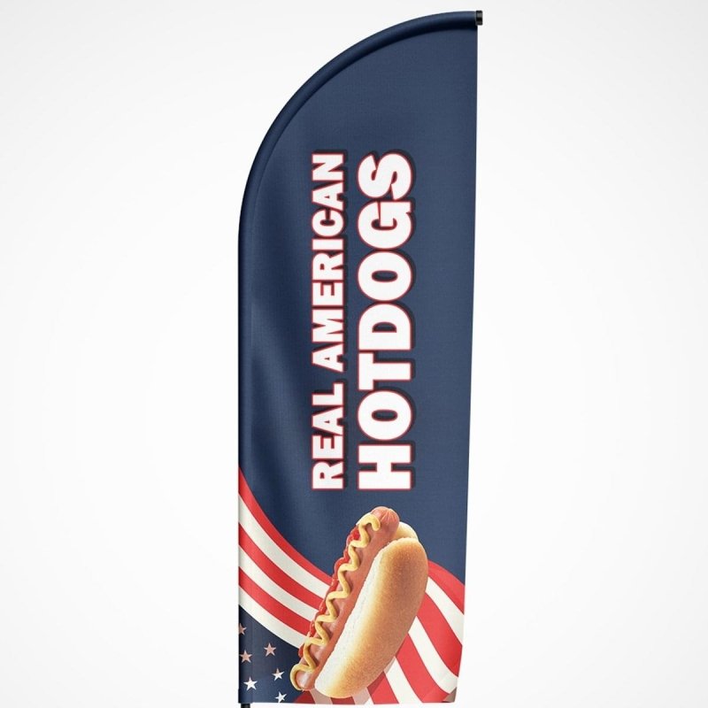 Beachvlag Hotdog - Kleurmedia Beachvlag Hotdog Beachvlaggen