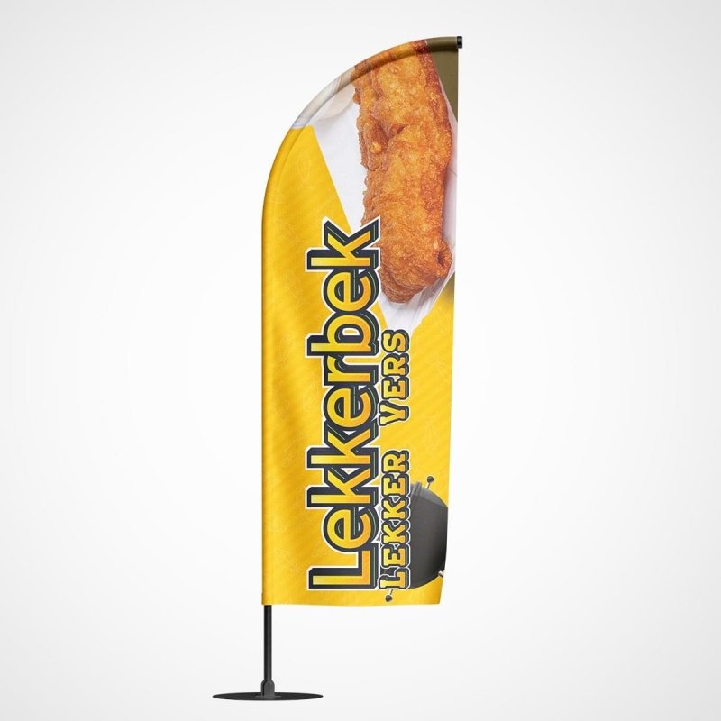 Beachvlag Lekkerbek – Kleurmedia®