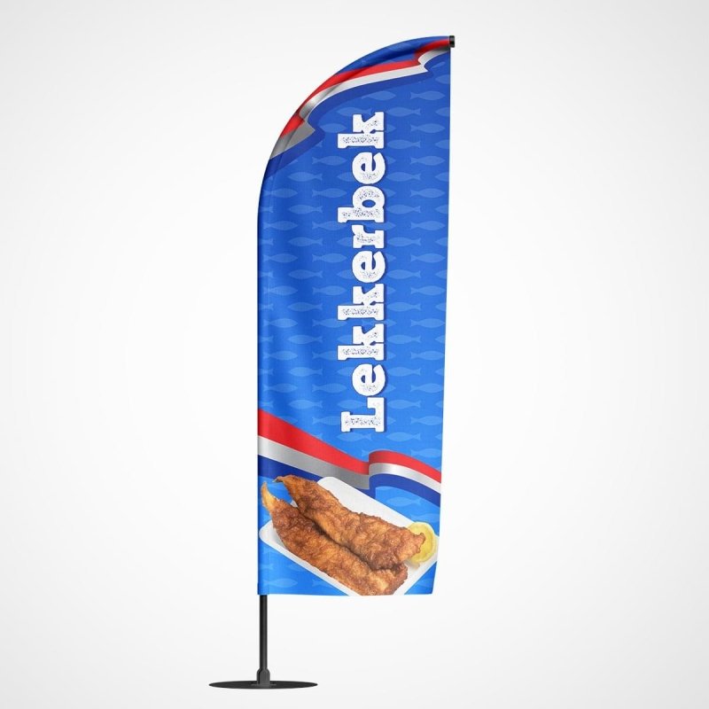 Beachvlag Lekkerbek – Kleurmedia®