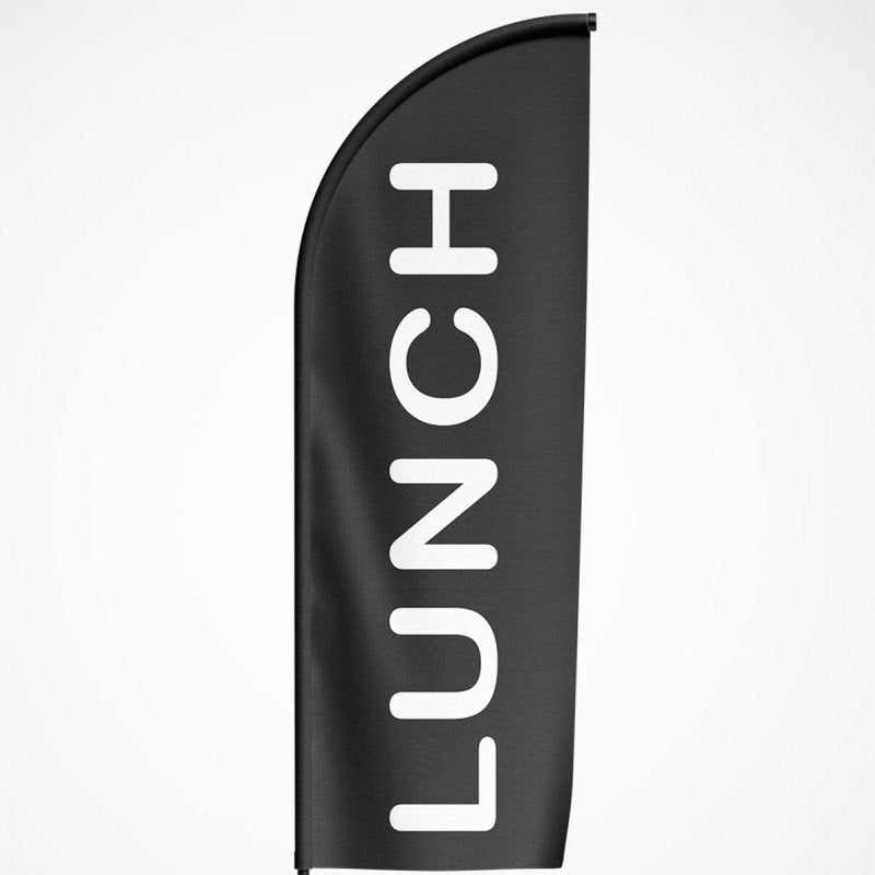 Beachvlag Lunch - Kleurmedia Beachvlag Lunch Beachvlaggen