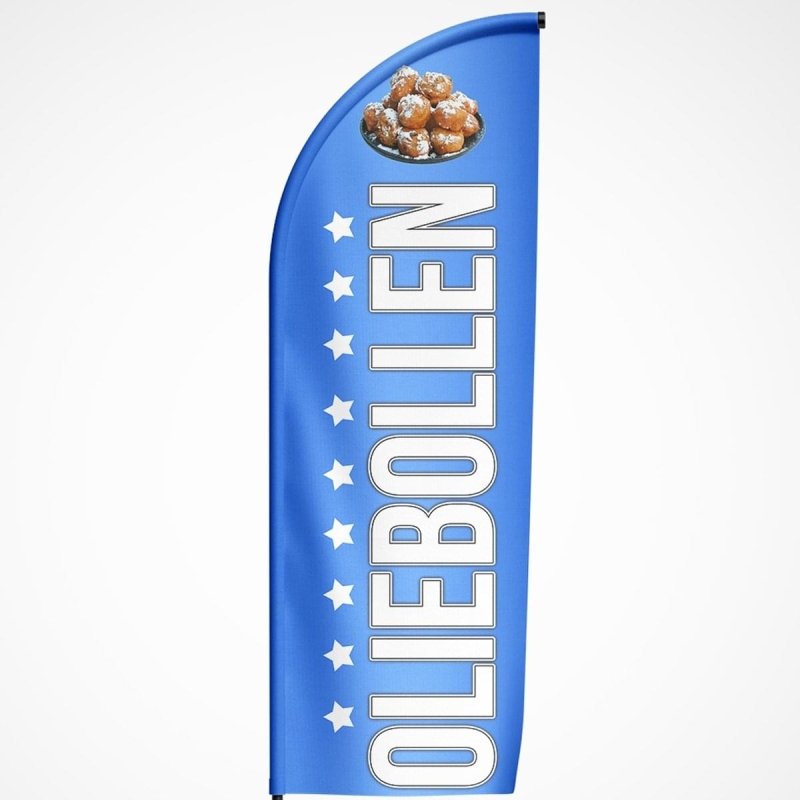 Beachvlag Oliebollen - Kleurmedia Beachvlag Oliebollen Beachvlaggen