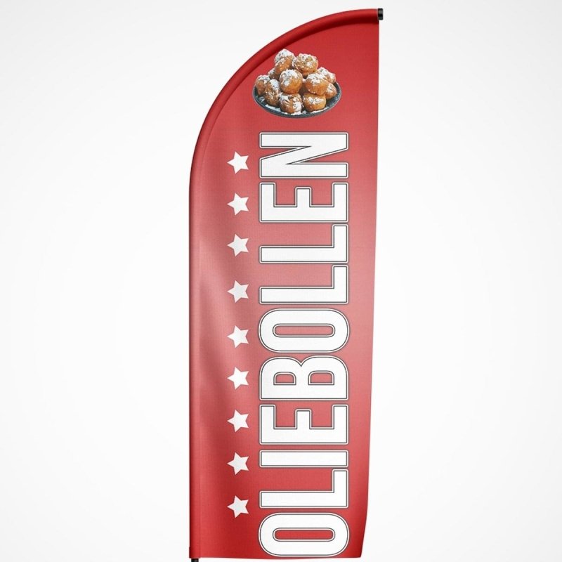 Beachvlag Oliebollen - Kleurmedia Beachvlag Oliebollen Beachvlaggen