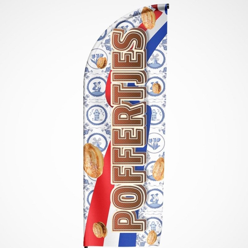 Beachvlag Poffertjes - Kleurmedia Beachvlag Poffertjes Beachvlaggen