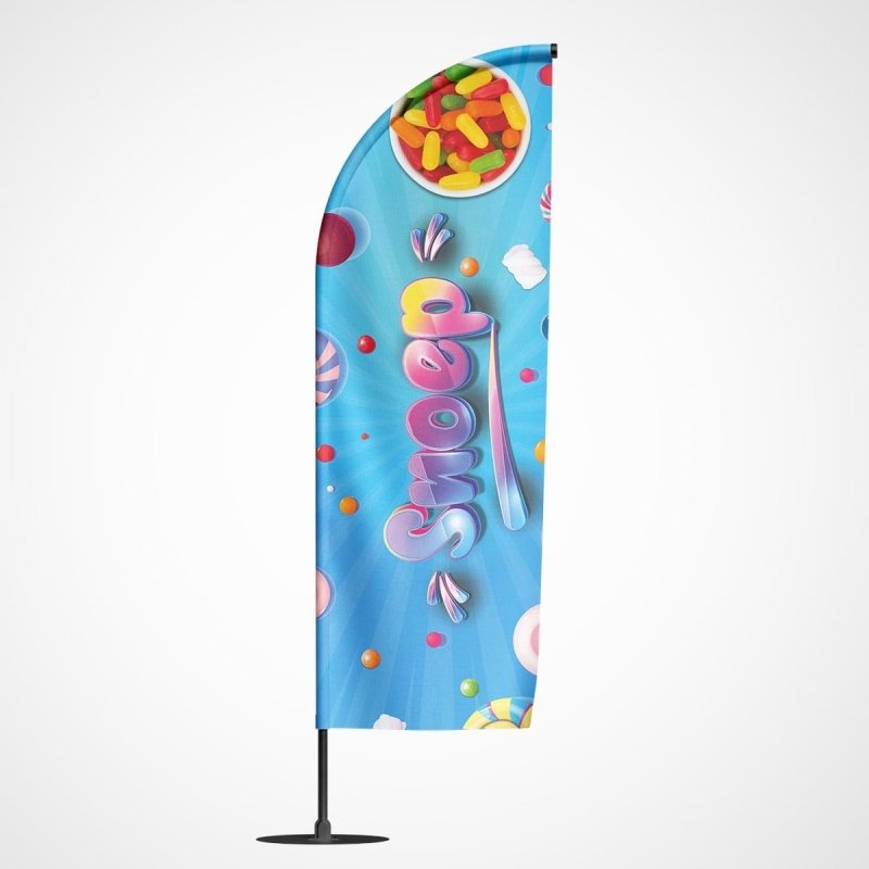 Beachvlag Snoep – Kleurmedia®