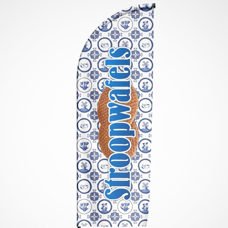 Beachvlag Stroopwafels - Kleurmedia Beachvlag Stroopwafels Beachvlaggen