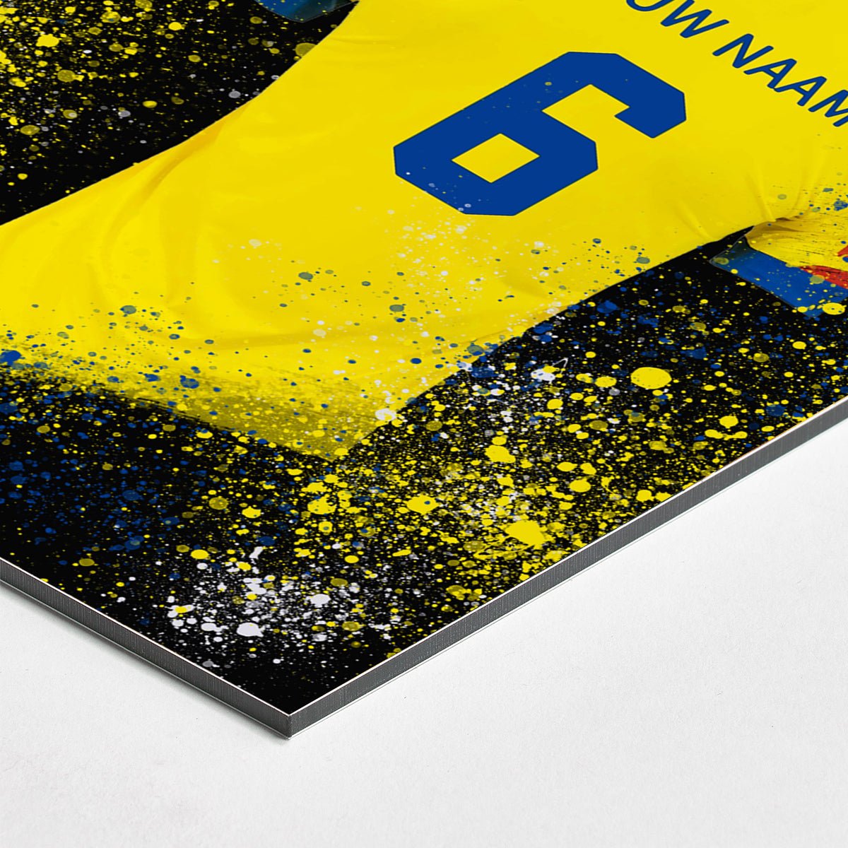Leeuwarden shirt wanddecoratie - Kleurmedia Voetbalposters