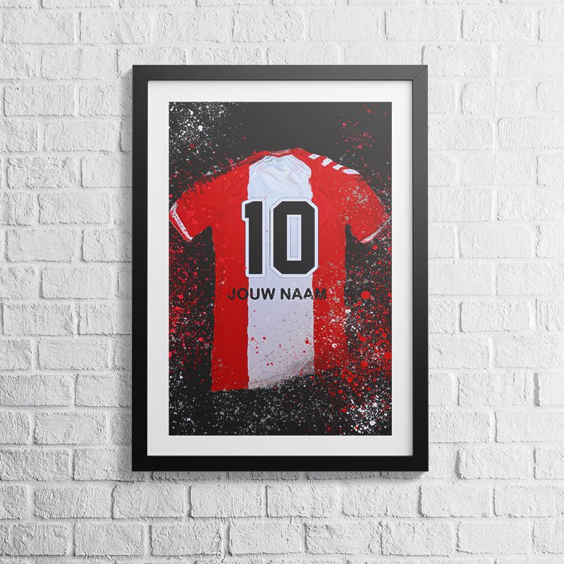 Emmen shirt wanddecoratie - Kleurmedia FC Emmen shirt wanddecoratie Voetbalposters