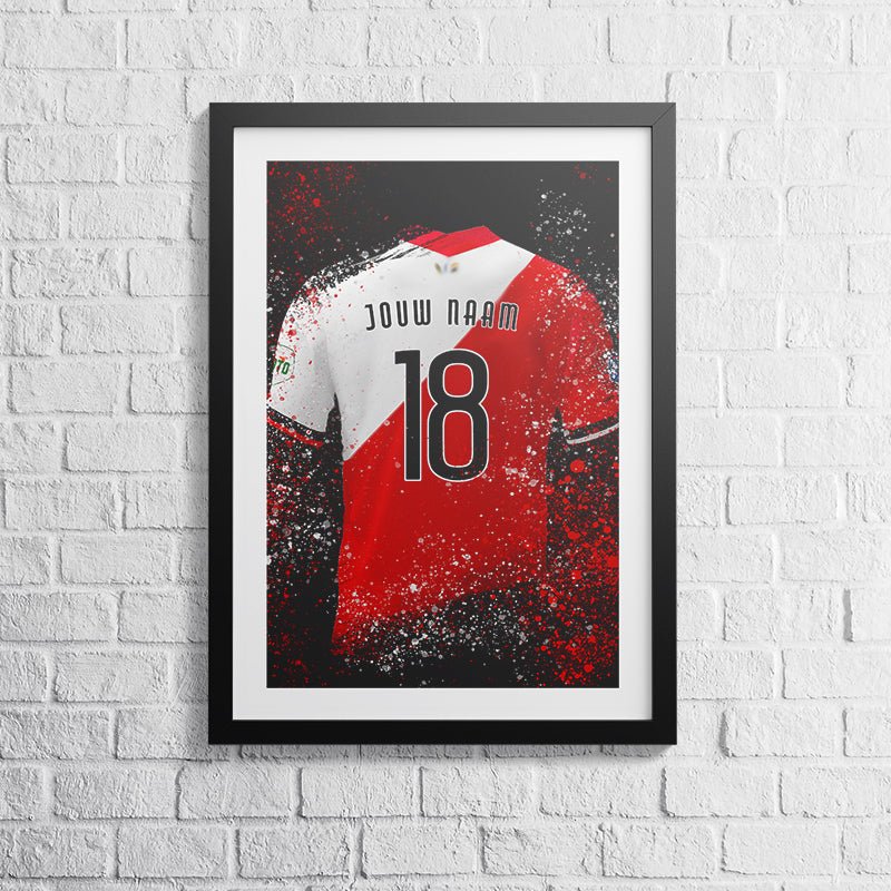 Utrecht shirt wanddecoratie - Kleurmedia FC Utrecht shirt wanddecoratie Voetbalposters