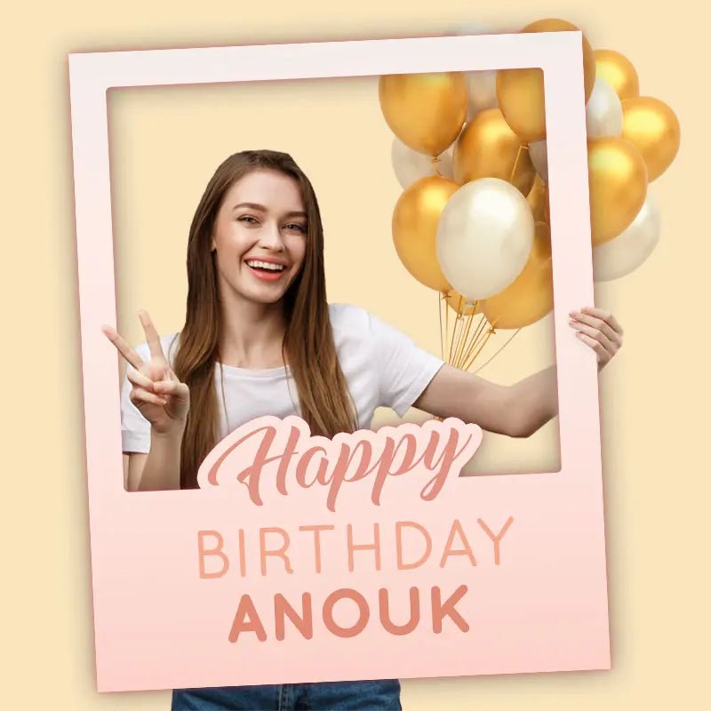 Foto Frame Dibond | Happy Birthday – Kleurmedia®