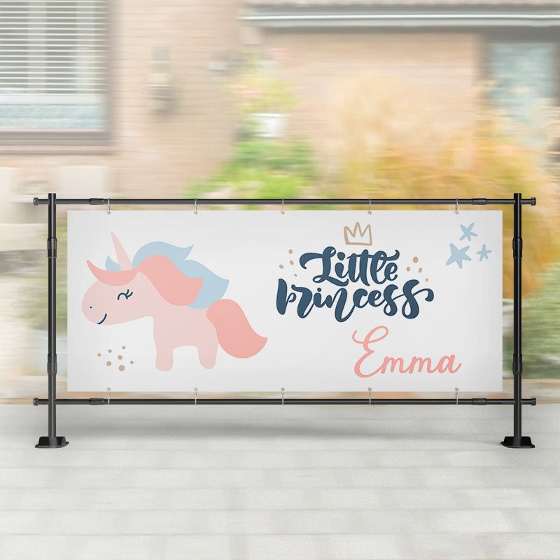 Geboorte spandoek | Little Pony Prinsess – Kleurmedia®