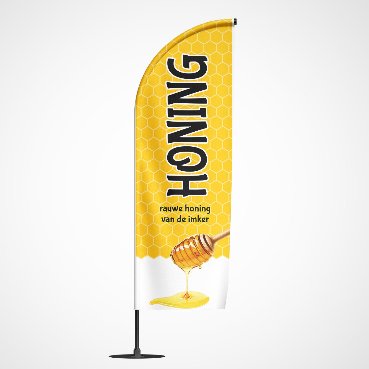 Beachvlag Honing – Kleurmedia®