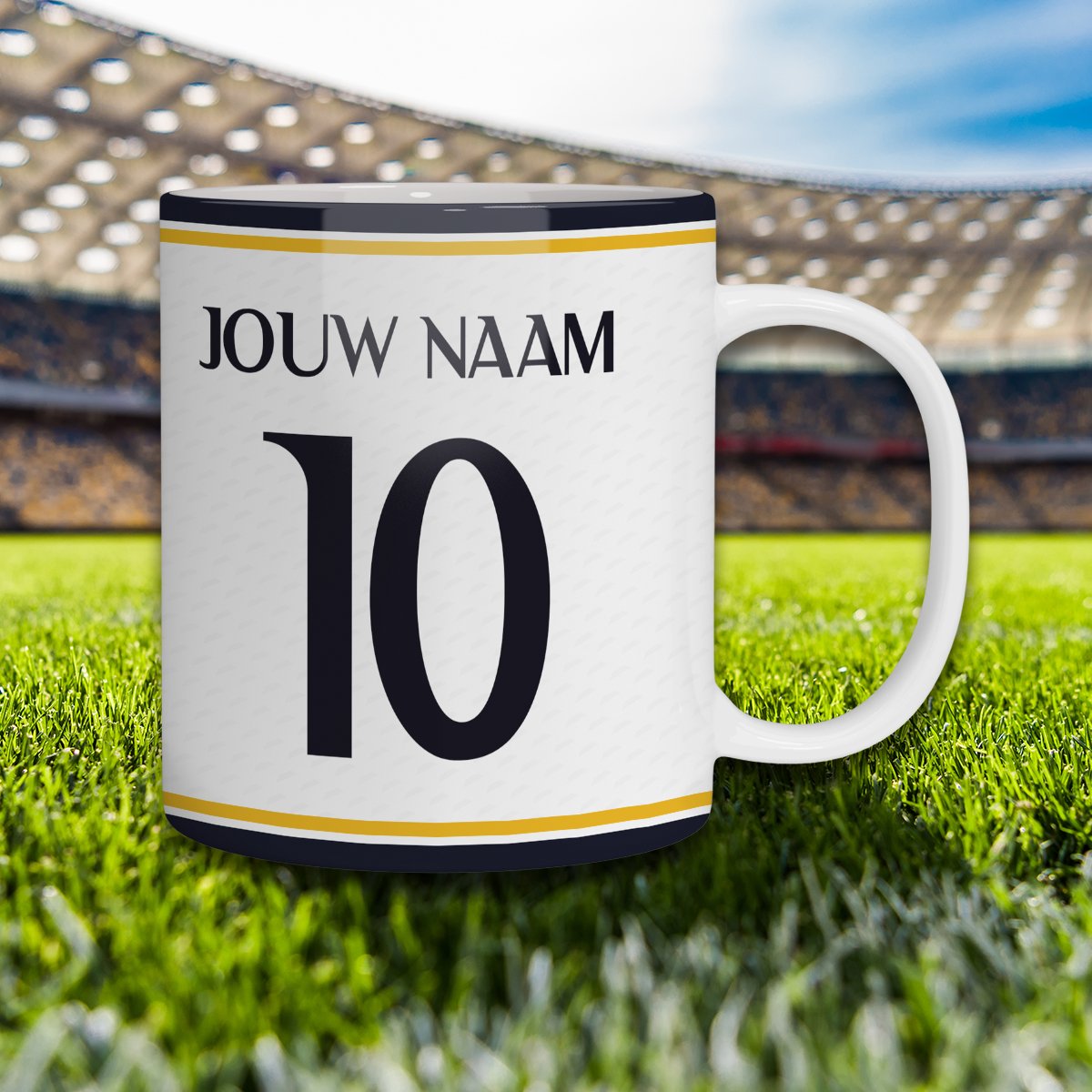 Mok: Real Madrid Voetbal Mok (koffiemok) – Kleurmedia®