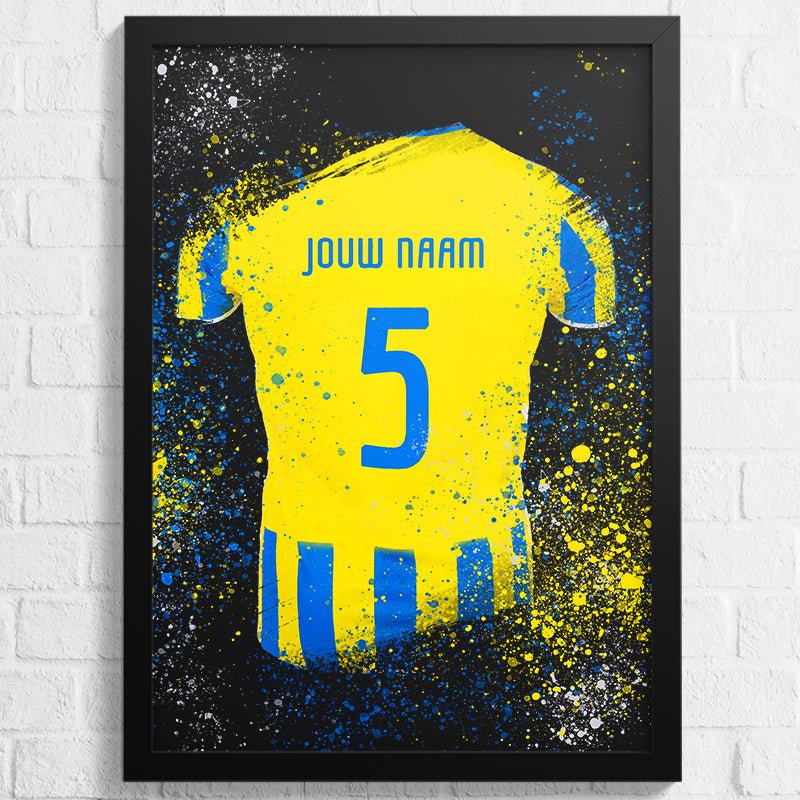 Poster: Waalwijk shirt wanddecoratie (wandposter) – Kleurmedia®