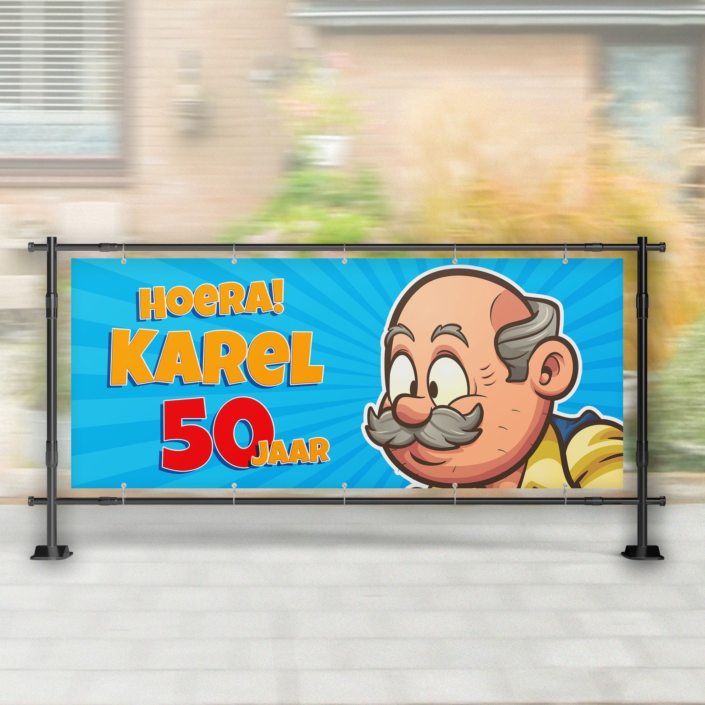 Spandoek Abraham | Abraham Blauw – Kleurmedia®