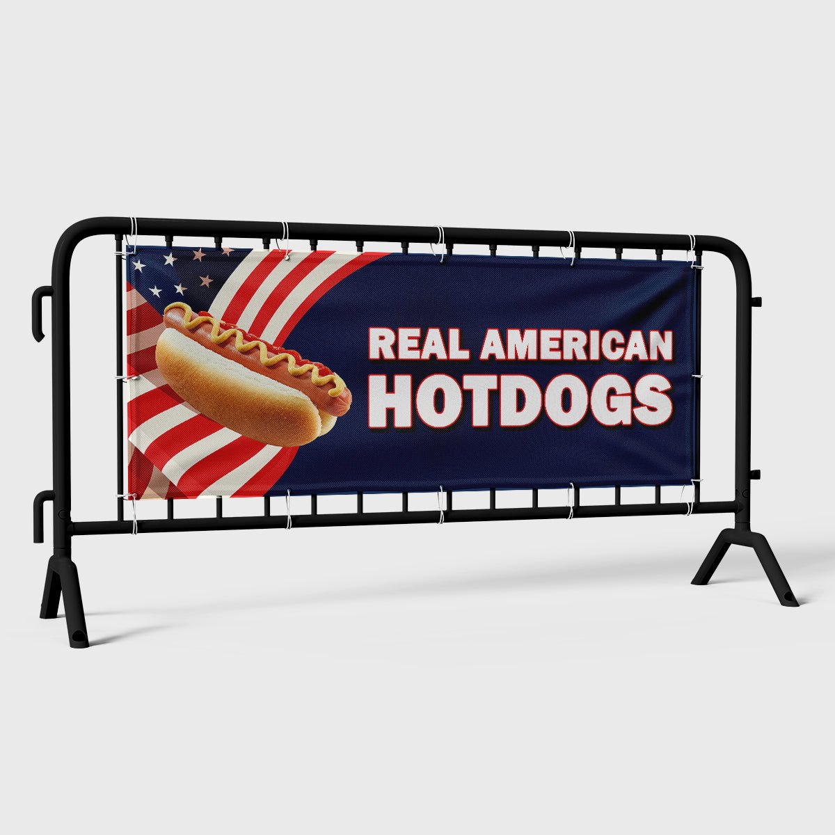 Spandoek Amerikaanse Hotdog – Kleurmedia®