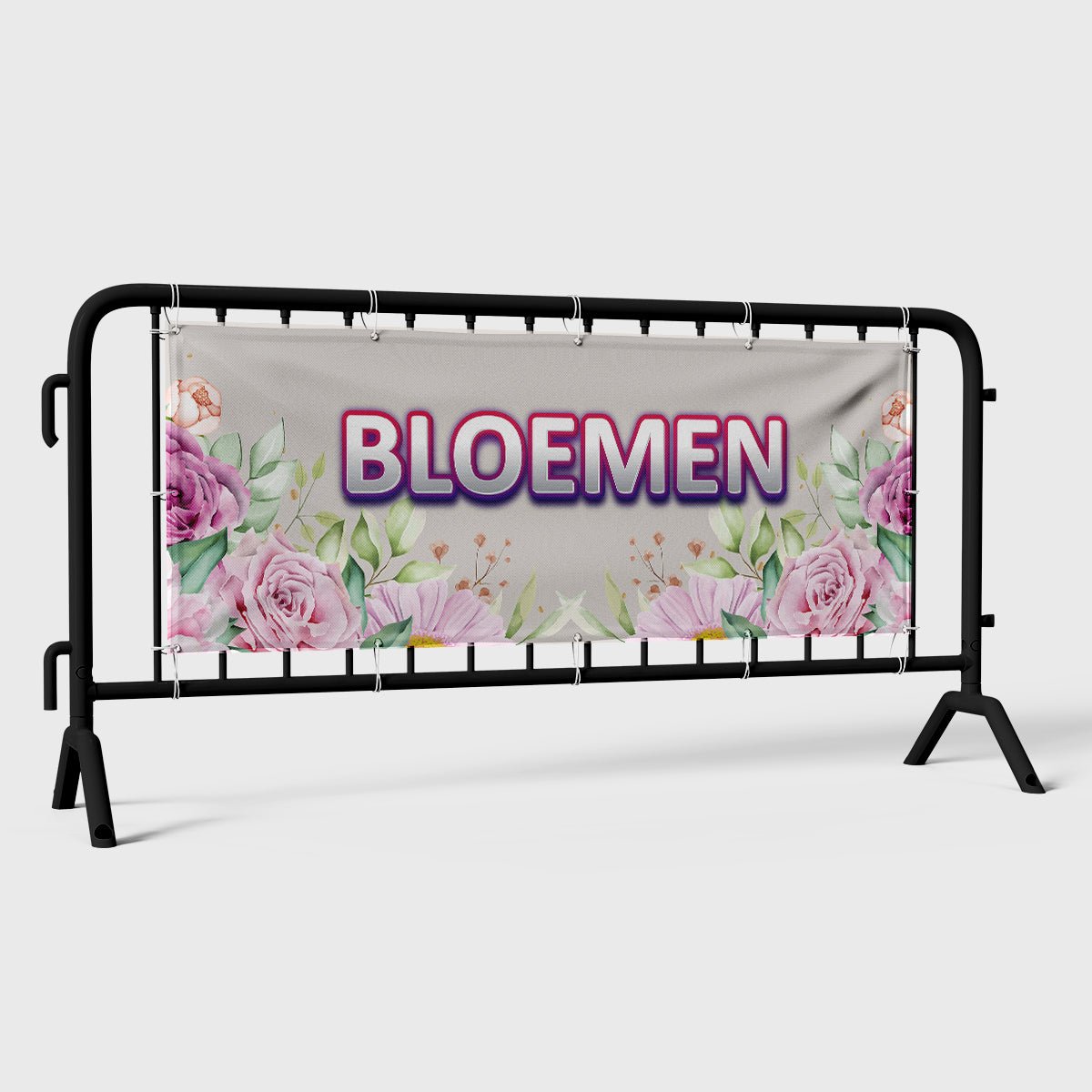 Spandoek Roze Bloemen – Kleurmedia®