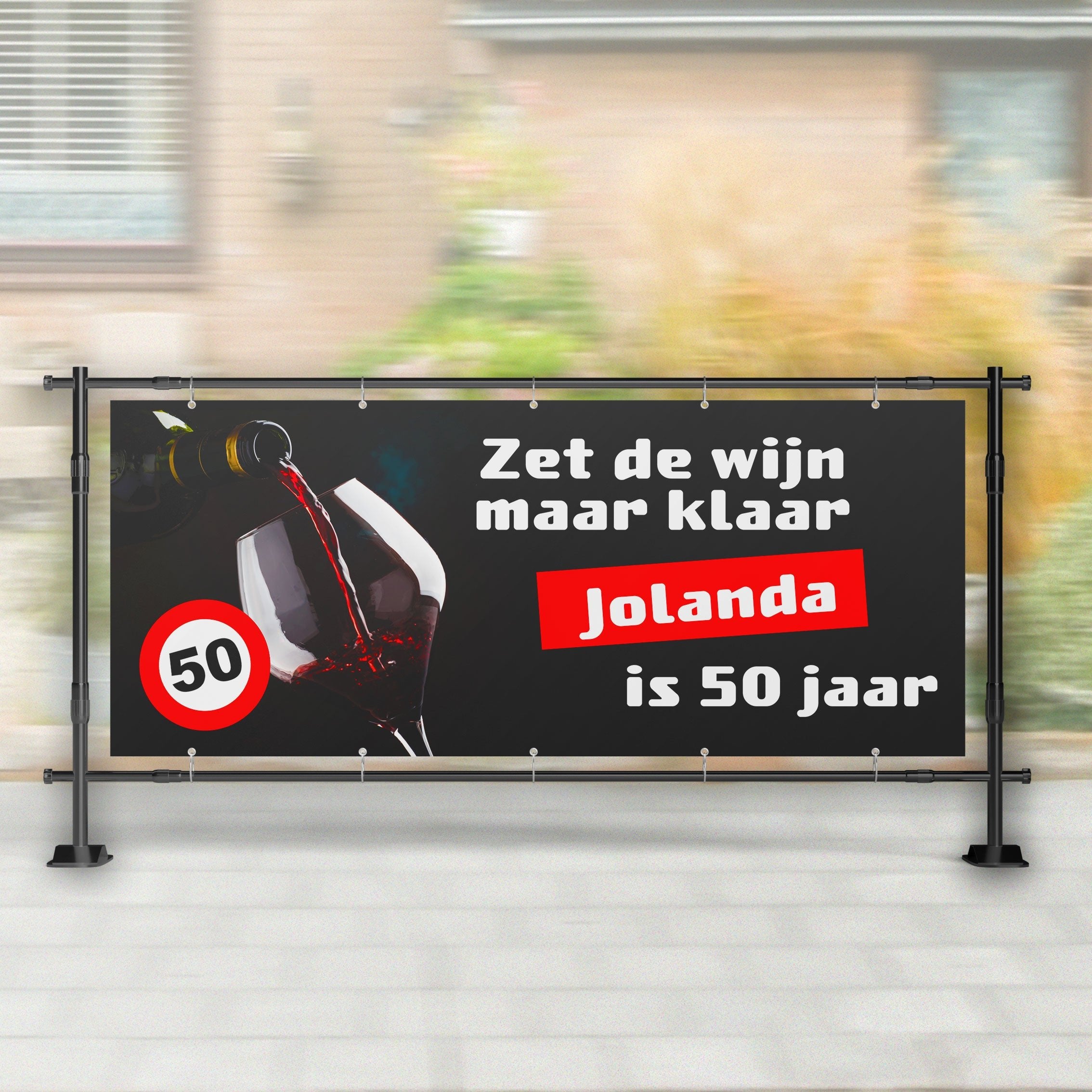 Spandoek Sarah | Zet de Wijn maar klaar – Kleurmedia®