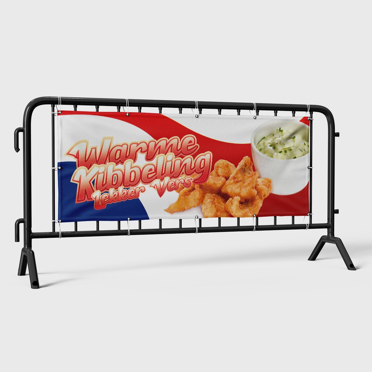 Spandoek Warme Kibbeling – Kleurmedia®