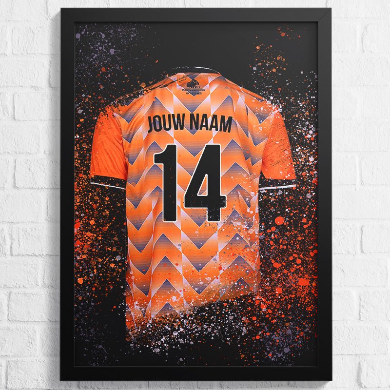 Poster: Volendam shirt wanddecoratie (wandposter) – Kleurmedia®